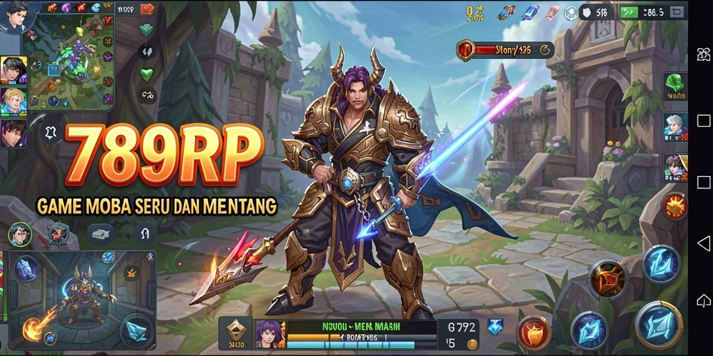 Tampilan dinamis dari pertarungan dalam game 789RP.