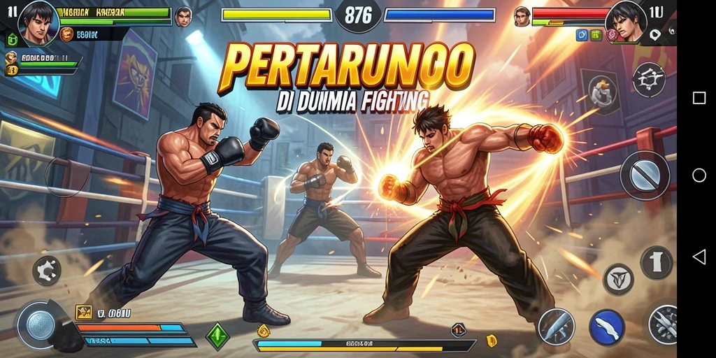 Gameplay Fighting yang seru dengan grafis menarik di 8768.