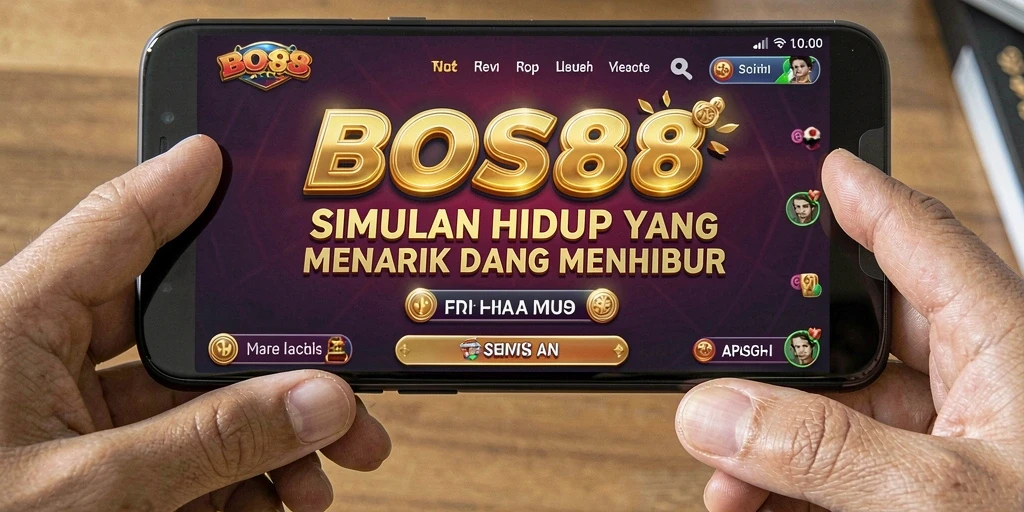 Tampilan gameplay menarik dari BOS88 dalam simulasi kehidupan.