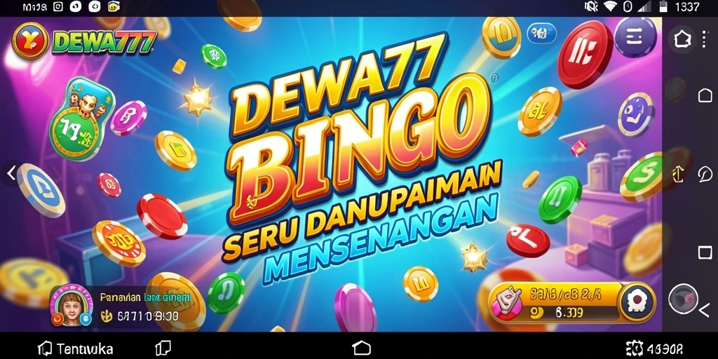 Tampilan gameplay seru dari DEWA777, permainan Bingo yang menghibur.