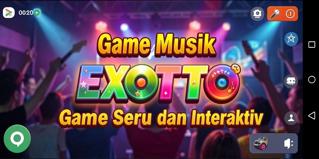Tampilan gameplay EXOTOTO yang seru dan interaktif.