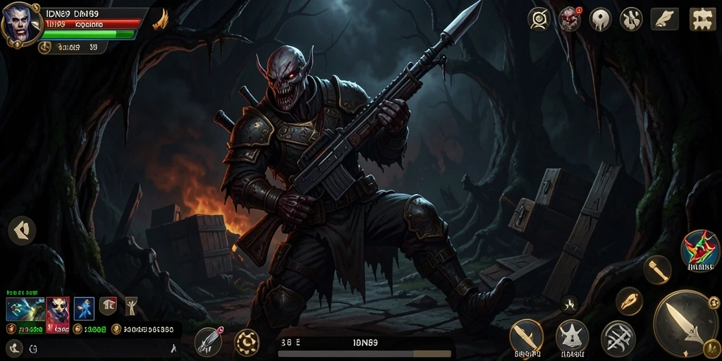 Tangkapan layar menampilkan suasana mencekam dari gameplay IDN89.