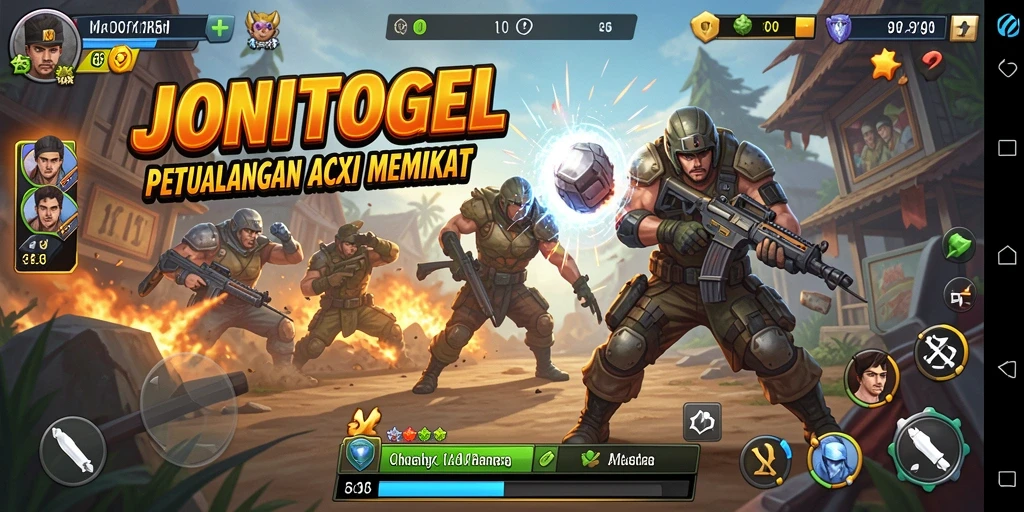 Tampilan menarik dari gameplay JONITOGEL yang penuh aksi.