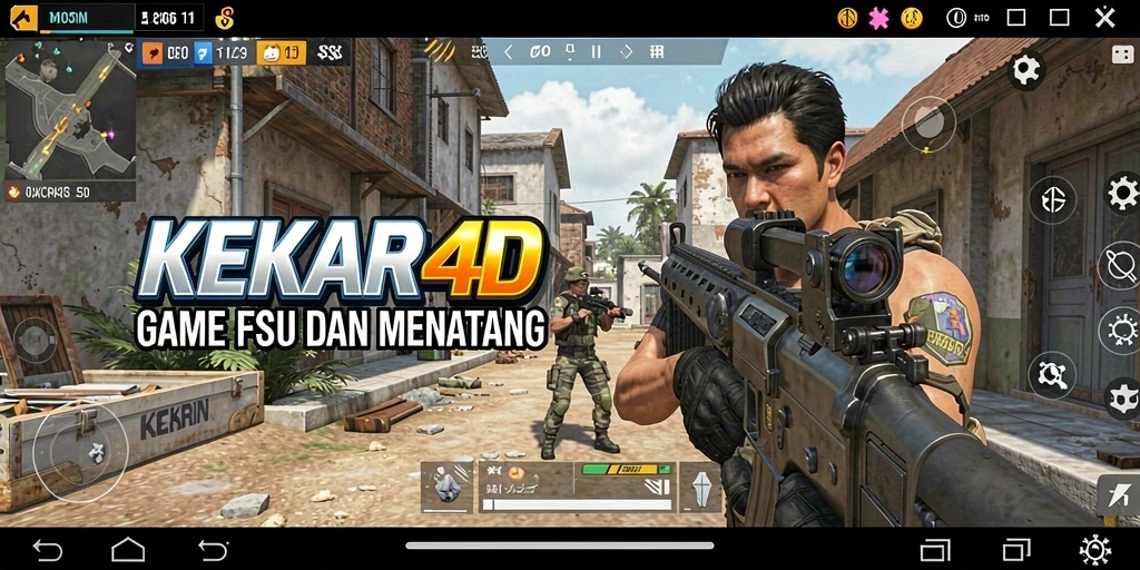 Tampilan gameplay yang seru dalam KEKAR4D, menunjukkan momen pertempuran yang mendebarkan.
