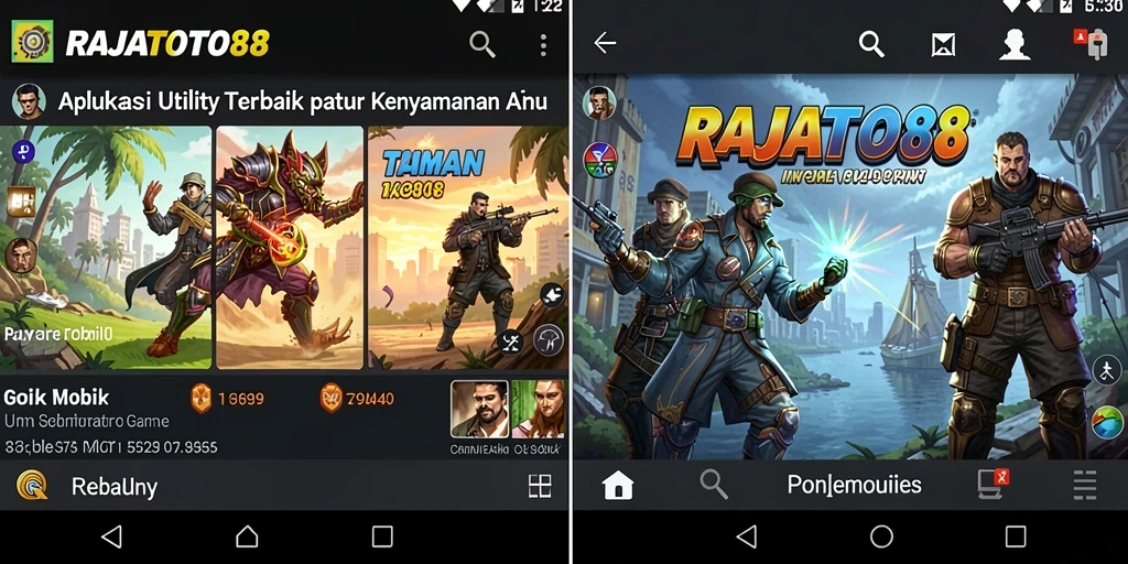 Tampilan antarmuka utama RAJATOTO88 yang user-friendly dan efisien.