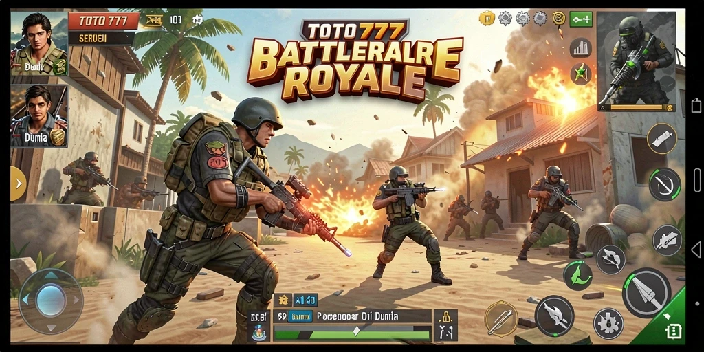 Gameplay TOTO777 yang seru dan menegangkan di arena pertempuran.