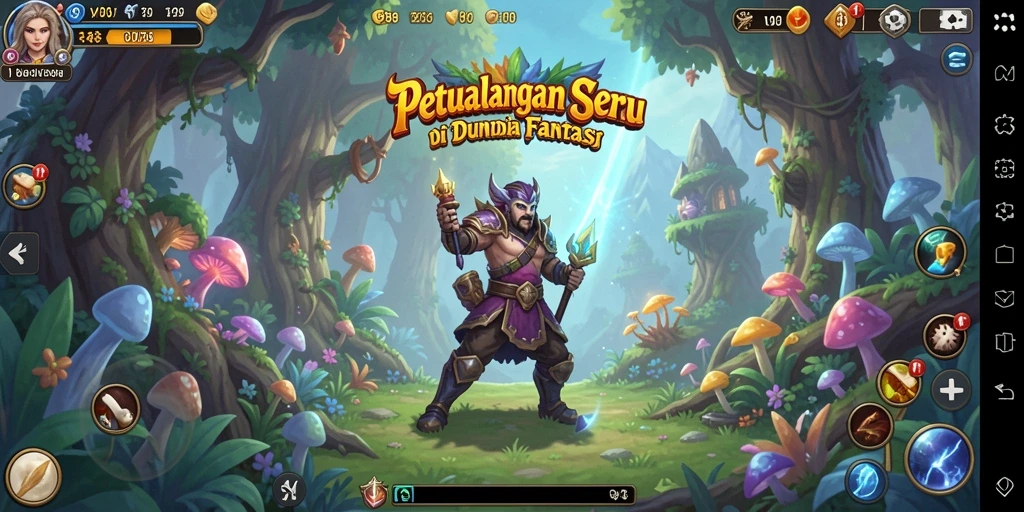 Gameplay menakjubkan di dunia petualangan V98, penuh aksi dan eksplorasi.