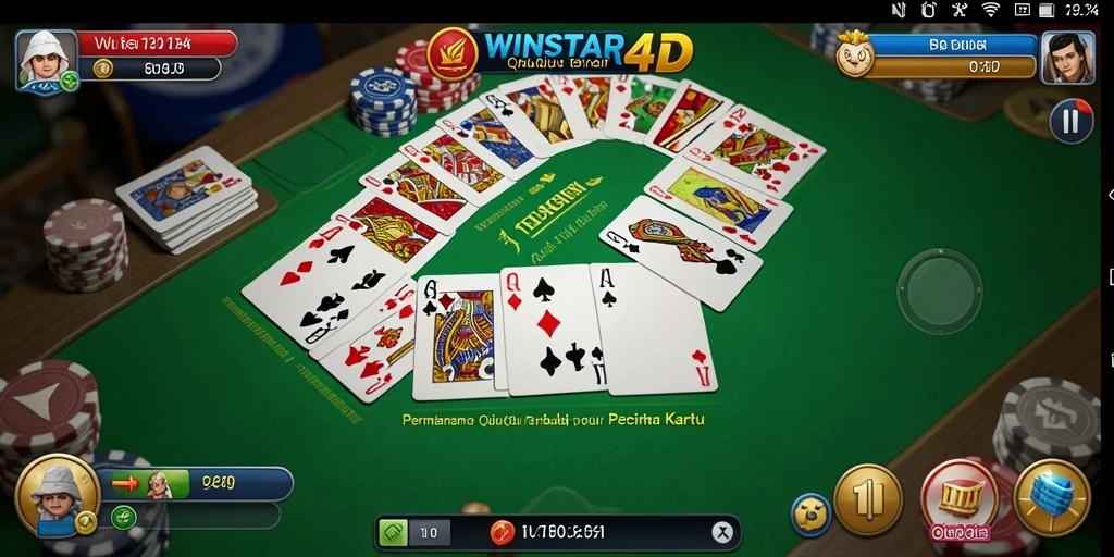 Screenshot gameplay QiuQiu yang seru dan menegangkan di WINSTAR4D.